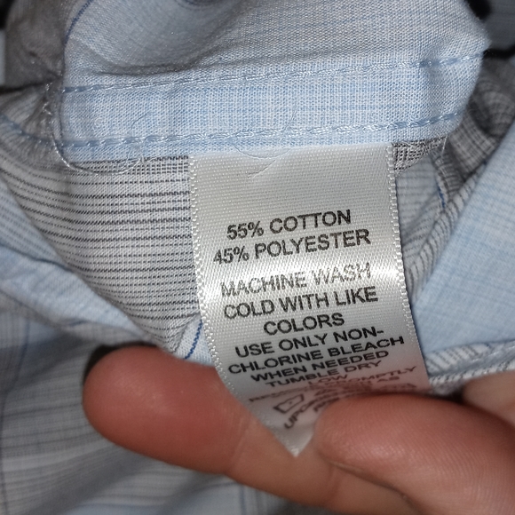 0304 Haggar Button Up Shirt - Picture 5 of 8